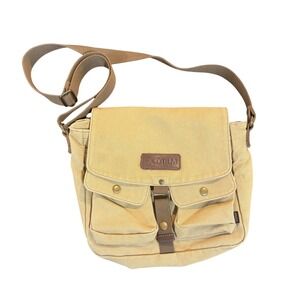 Gootium Canvas Messenger Bag - Vintage Crossbody Shoulder Bag Military Satchel